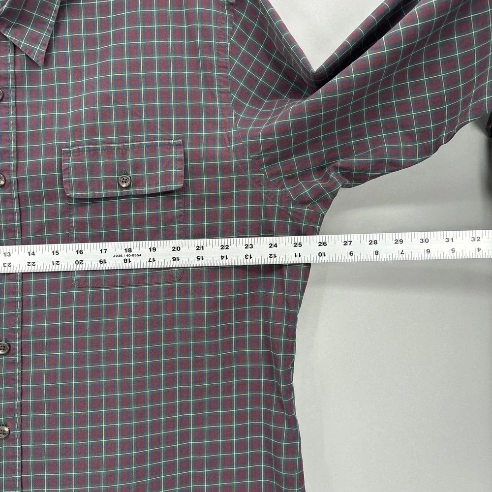 Polo Ralph Lauren Shirt Mens 2XL Multicolor Plaid Button Up Long Sleeve Vintage